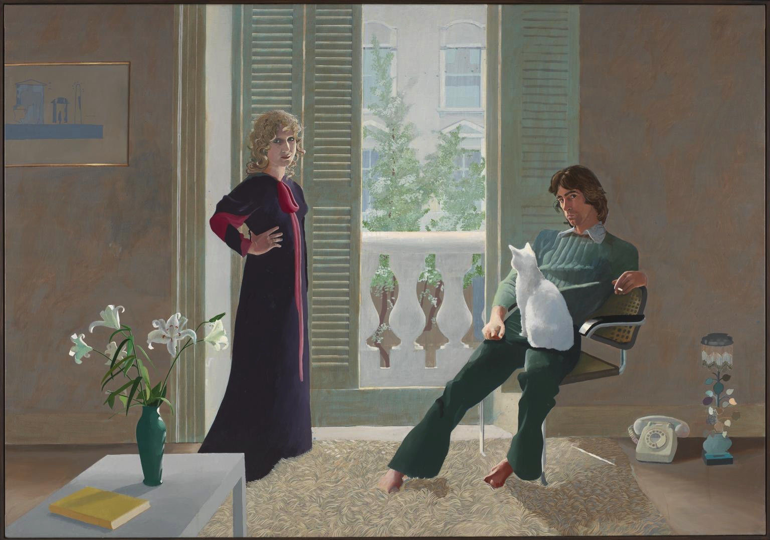 David Hockney, Mr and Mrs Clark and Percy, 1970-1971