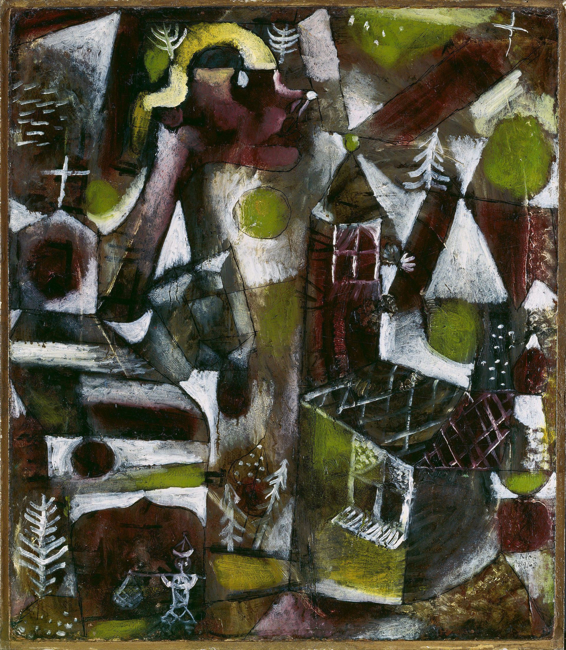  Swamp Legend painting by Paul Klee