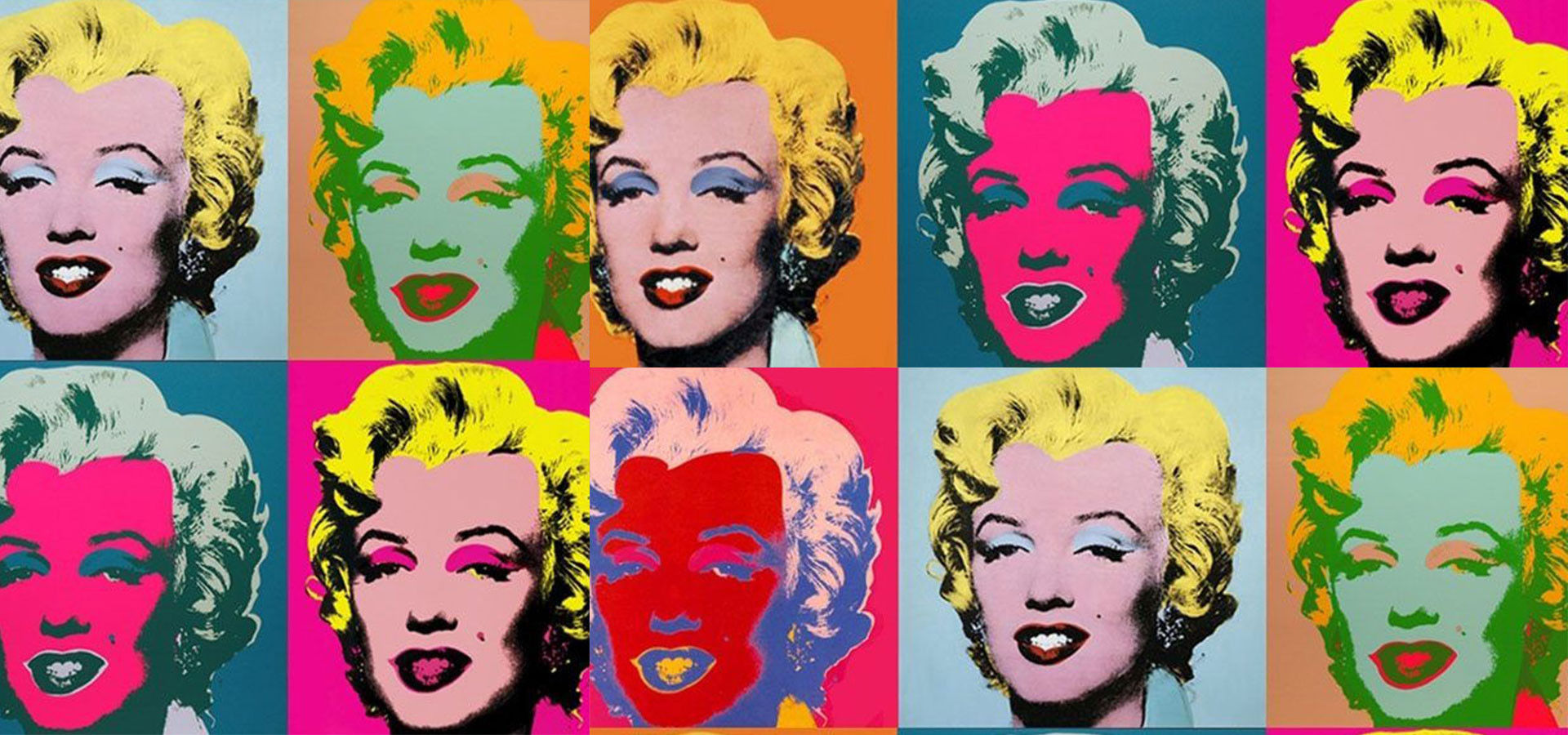 Pop Art Sample: Marilyn Monroe's Diptych by Andy Warhol