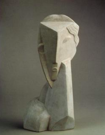 Escultura cubista de Henri Laurens, 'Cabeza de mujer' (1920), Musée National d'Art Moderne, París