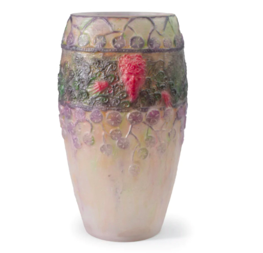 Buying antique, antique Art Nouveau vase 'Faune et Nympfs', 1923, Gabriel Argy-Rousseau