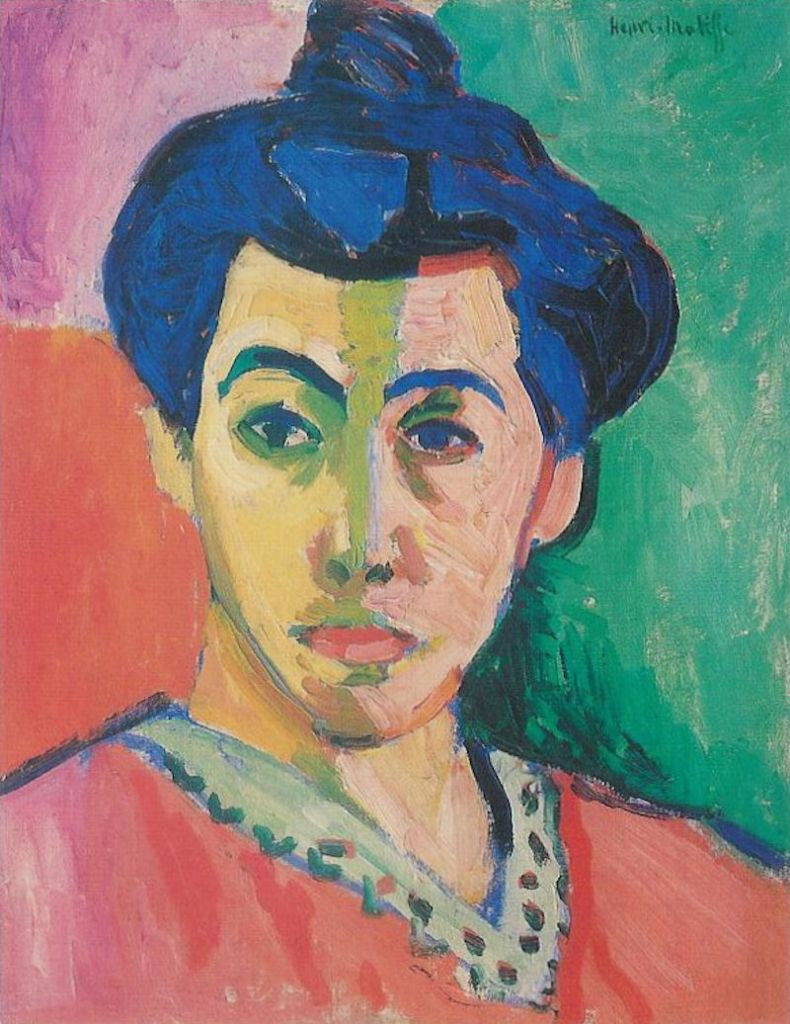 Henri Matisse, Fauvist portrait of Mrs. Matisse / The green line, 1905