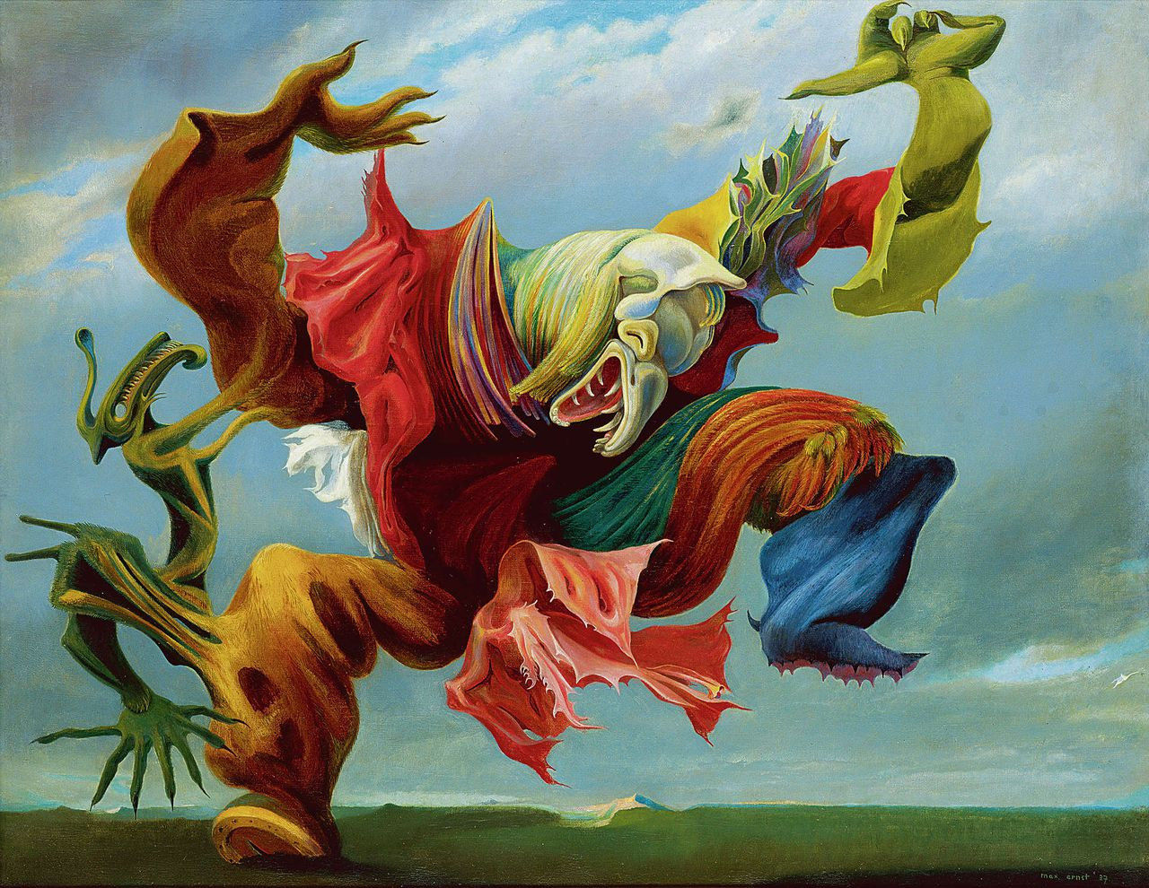 Max Ernst, ‘De Huisengel, 'De triomf van het surrealisme', 1937