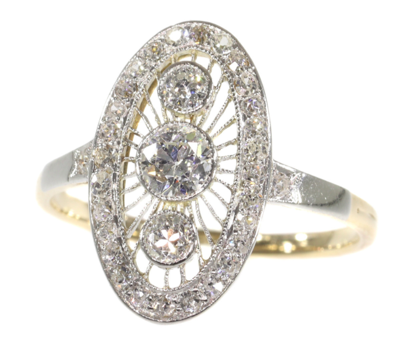 Beautiful antique engagement rings at Gallerease