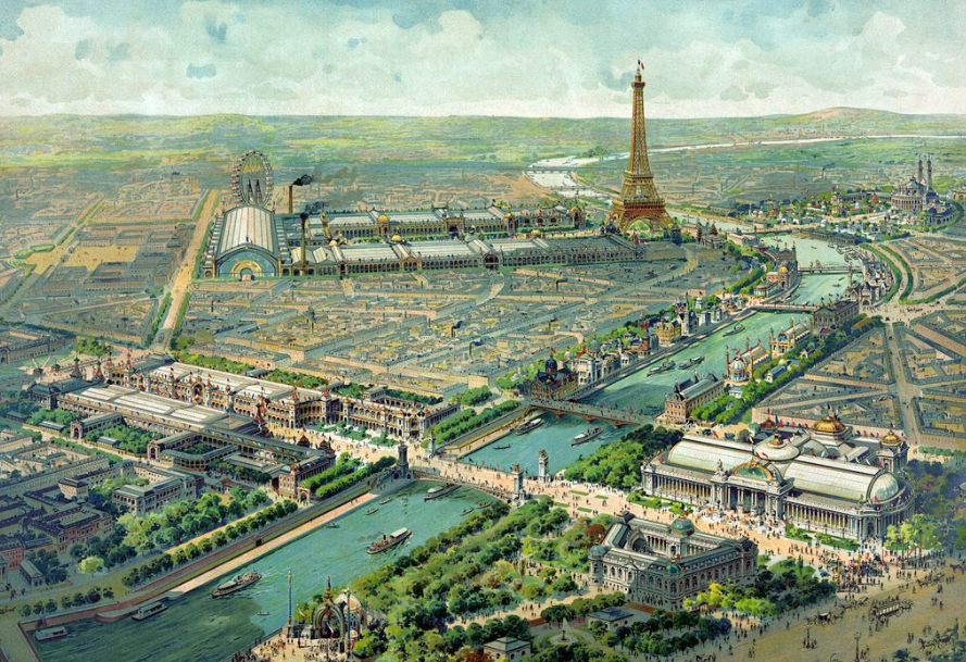 Overzicht van de wereldtentoonstelling in Parijs 1900 