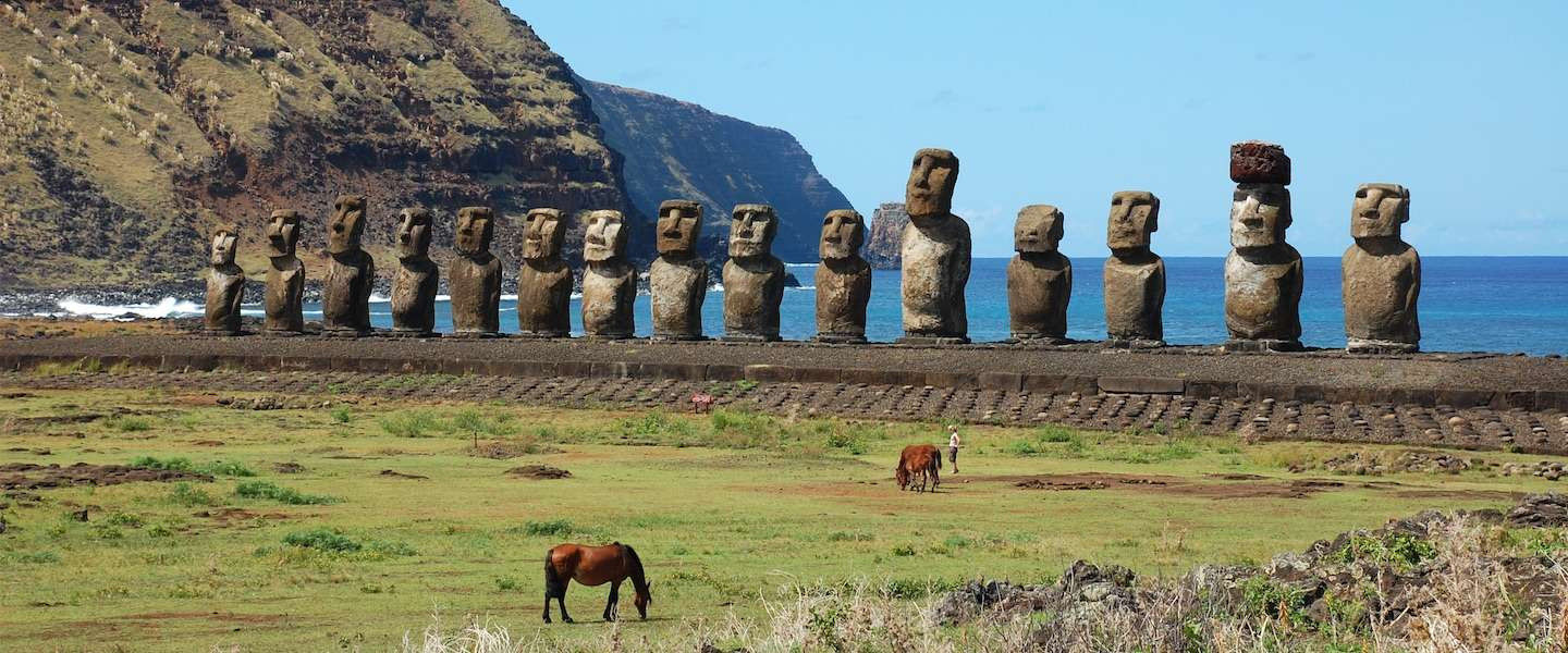 Ancient Mysterious Statues on Easter Island